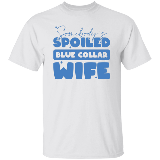 Somebody's Spoiled Blue Collar Wife, Wife Blink Unisex T-Shirt