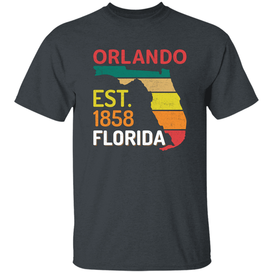 Orlando, Orlando Florida, Established 1858, Retro Orlando Unisex T-Shirt