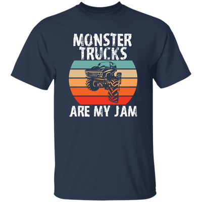 Monster Trucks Are My Jam, Truck Lover, Best Truck, Retro Truck Gift Unisex T-Shirt