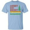 Merry And Bright, Retro Christmas, Love Christmas, Merry Christmas, Trendy Christmas Unisex T-Shirt