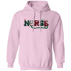 Nurse Christmas, Caro Christmas, Santa Nurse Pullover Hoodie