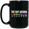 The Gay Agenda, Gay All Week, Super Gay, Brunch Gay Black Mug