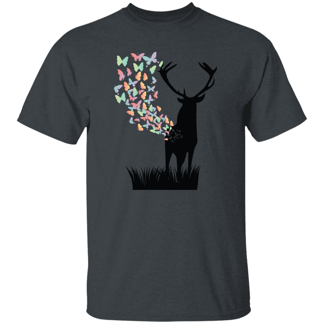 Butterfly From Deer, Wild Deer Lover, Happyness From Deer Unisex T-Shirt