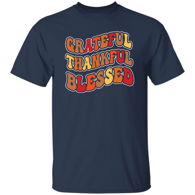 Grateful, Thankful, Blessed, Thankgiving's Day Unisex T-Shirt