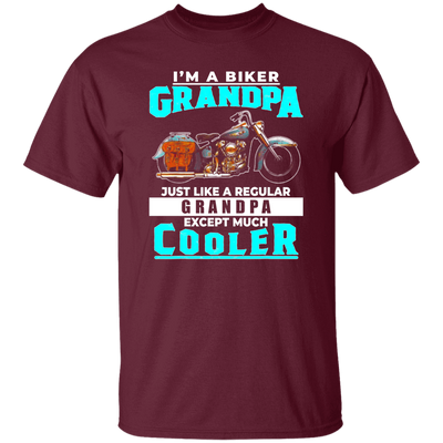 Best Love Grandpa, I Am A Biker Grandpa, Cooler Grandpa Gift Idea Unisex T-Shirt