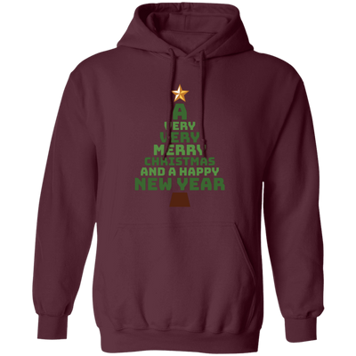 Christmas Tree, Wish For Christmas, Merry Christmas, Trendy Christmas Pullover Hoodie