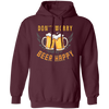 Don't Worry, Beer Happy, Cheer Up, Beer Retro Pullover Hoodie