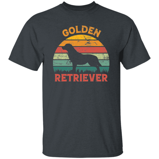 Golden Retriever, Retro Golden, Golden Dog Unisex T-Shirt