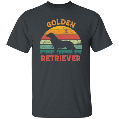 Golden Retriever, Retro Golden, Golden Dog Unisex T-Shirt