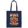 When The Dm Smiles, It's Already Too Late, Fantasy Role Playing Game Canvas Tote Bag