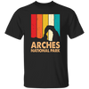 Arches National Park, Retro Arches, Arches Silhouette Unisex T-Shirt