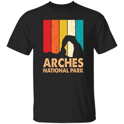 Arches National Park, Retro Arches, Arches Silhouette Unisex T-Shirt