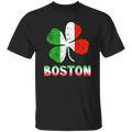 Celebrate St. Patrick's Day with this Boston Irish Flag T-Shirt. Show off your love for Boston and Irish heritage with this Patrick Gift. Perfect for any occasion, this unisex T-Shirt is a must-have addition to your wardrobe. Made with high-quality materials for comfort and style.