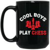 Cool Boys Play Chess, Chess Player, Chess Team Black Mug