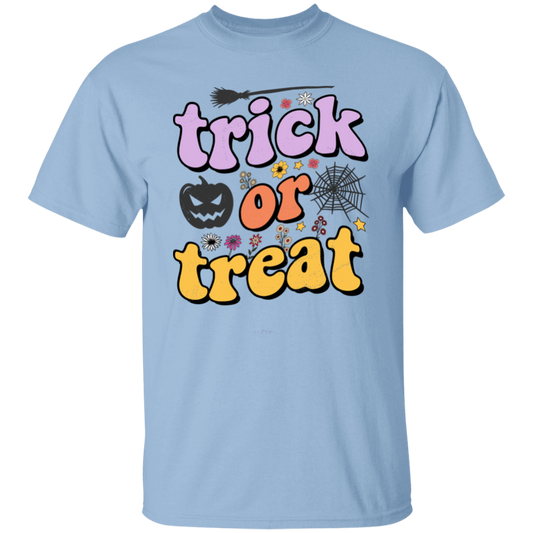Trick Or Treat, Halloween, Witch And Broom Unisex T-Shirt