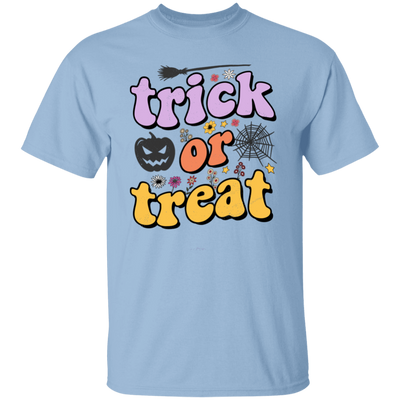 Trick Or Treat, Halloween, Witch And Broom Unisex T-Shirt