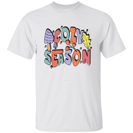 Cozy Season, Fall, Autumn, Groovy Fall Season Unisex T-Shirt