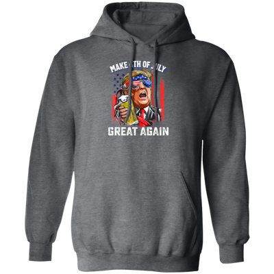 4th Of July Anniversary, Make 4th Of July Great Again, American Flag Pullover Hoodie