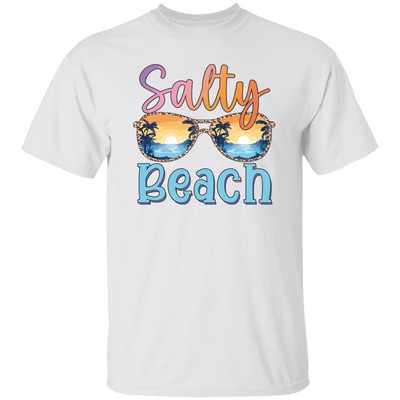 Salty Beach, Summer Vacation, Sunglasses With Sea Unisex T-Shirt