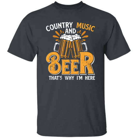 Country Music And Beer, Craft Beer, Best Beer Ever Unisex T-Shirt