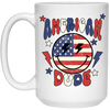 American Dude, Proud Of America, American Smile, Retro American White Mug