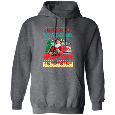 Not All Heroes Wear Capes Christmas, Santa Claus, Xmas Gift Pullover Hoodie