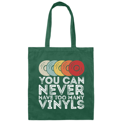 Retro Vinyl LP Record, Vintage Vinyls gift Canvas Tote Bag