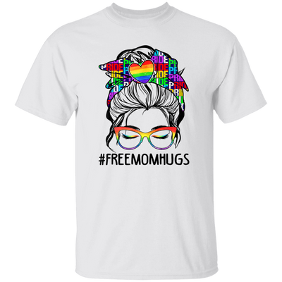 Freemomhugs, Freehug, Messy Buns, Lgbt Pride, Lgbt Unisex T-Shirt