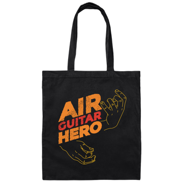 Best Guitar, Love Music, Air Guitar Hero, Love Guitar Gift Idea Canvas Tote Bag