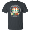 Promoted To Daddy, Retro Dad And Son, Father's Day Gifts Unisex T-Shirt