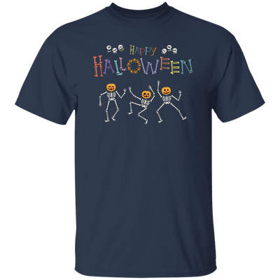 Happy Halloween, Skeleton Dancing, Funny Halloween Unisex T-Shirt