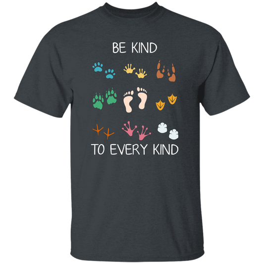 Be Kind To Every Kind, Cute Feet, Human And Animal Unisex T-Shirt