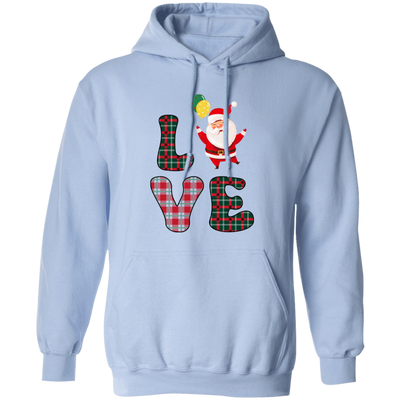 Love Santa, Love Christmas, Caro Christmas Pullover Hoodie