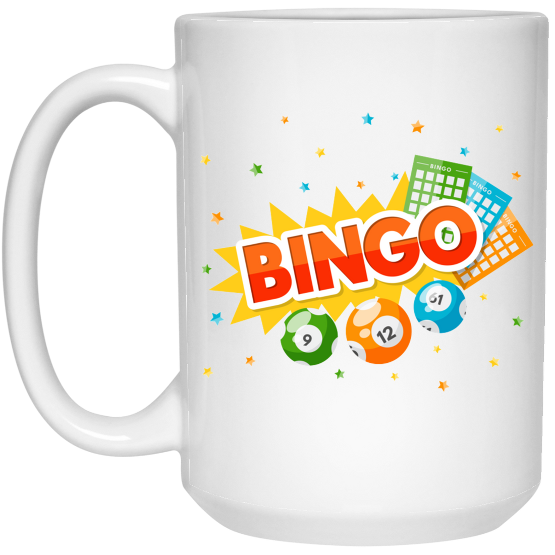 Congratulation Bingo, Love Bingo, Bingo Ticket Lover White Mug