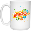 Congratulation Bingo, Love Bingo, Bingo Ticket Lover White Mug