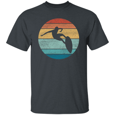 Surfing Distressed Beach, Vintage Surfer, Retro Surf Unisex T-Shirt