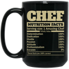 Chef Nutrition Facts, Serving Size For 1 Amazing Chef Black Mug