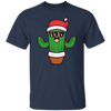 Christmas Cactus, Cactus In Flowerpot, Cactus Wear Sunglasses, Merry Christmas, Trendy Chrismas Unisex T-Shirt