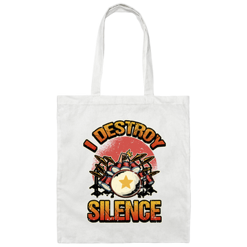 Funny Music Instrument Drummer Drummer Gifts Canvas Tote Bag