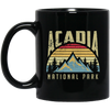 Acadia National Park, Love National Park, Love Acadia, Best Park Black Mug