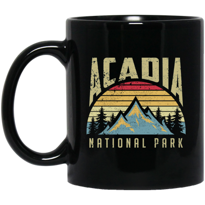 Acadia National Park, Love National Park, Love Acadia, Best Park Black Mug