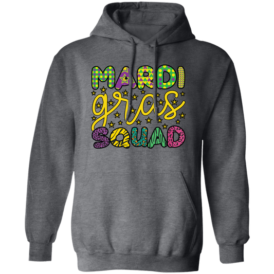 Mardi Gras Squad, Three Kings Day, Mardi Gras Festival Pullover Hoodie