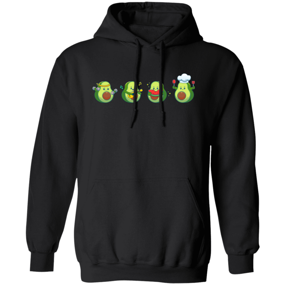 Avocado, Cute Avocado, Love Avocado, Avocado Lover Pullover Hoodie