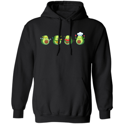 Avocado, Cute Avocado, Love Avocado, Avocado Lover Pullover Hoodie