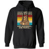 Retro Bear, I Hate Morning People, And Mornings, And People, Hate Go For Job Pullover Hoodie