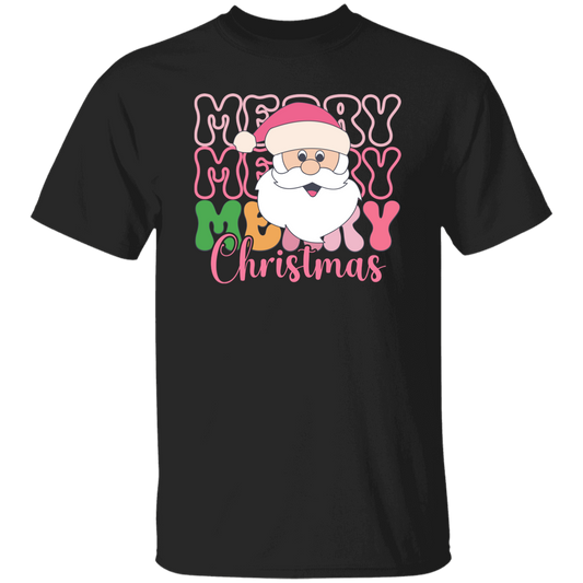 Merry Christmas, Santa Head, Funny Santa, Funny Xmas Christmas Unisex T-Shirt