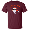 Ho Ho Ho, Funny Santa Claus, Cool Santa, Santa Jump To The House, Merry Christmas, Trendy Christmas Unisex T-Shirt