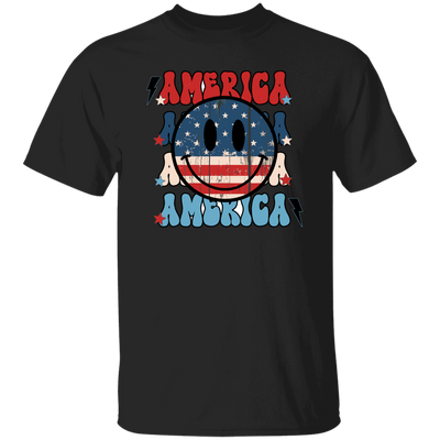 America, American Smiley, Smile Icon, America Smile Unisex T-Shirt