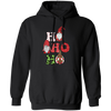 Ho Ho Ho, Xmas Gnome, Merry Christmas, Cute Gnome Pullover Hoodie