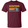 Scouting Enjoy Every Moment, Retro Scouting Unisex T-Shirt